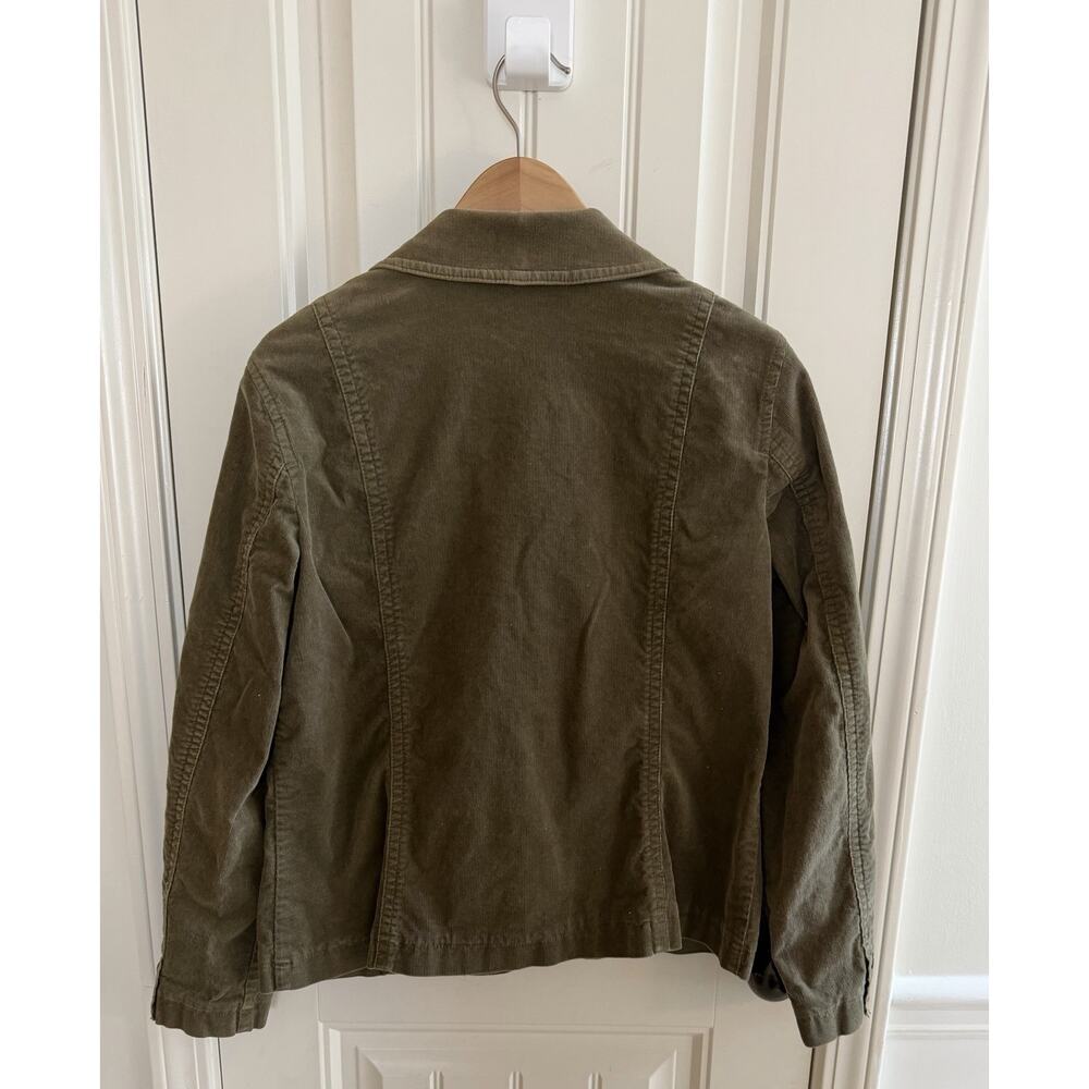 Vintage Liz Claiborne Olive Green Corduroy Blazer Jacket Size - Picture 3 of 6